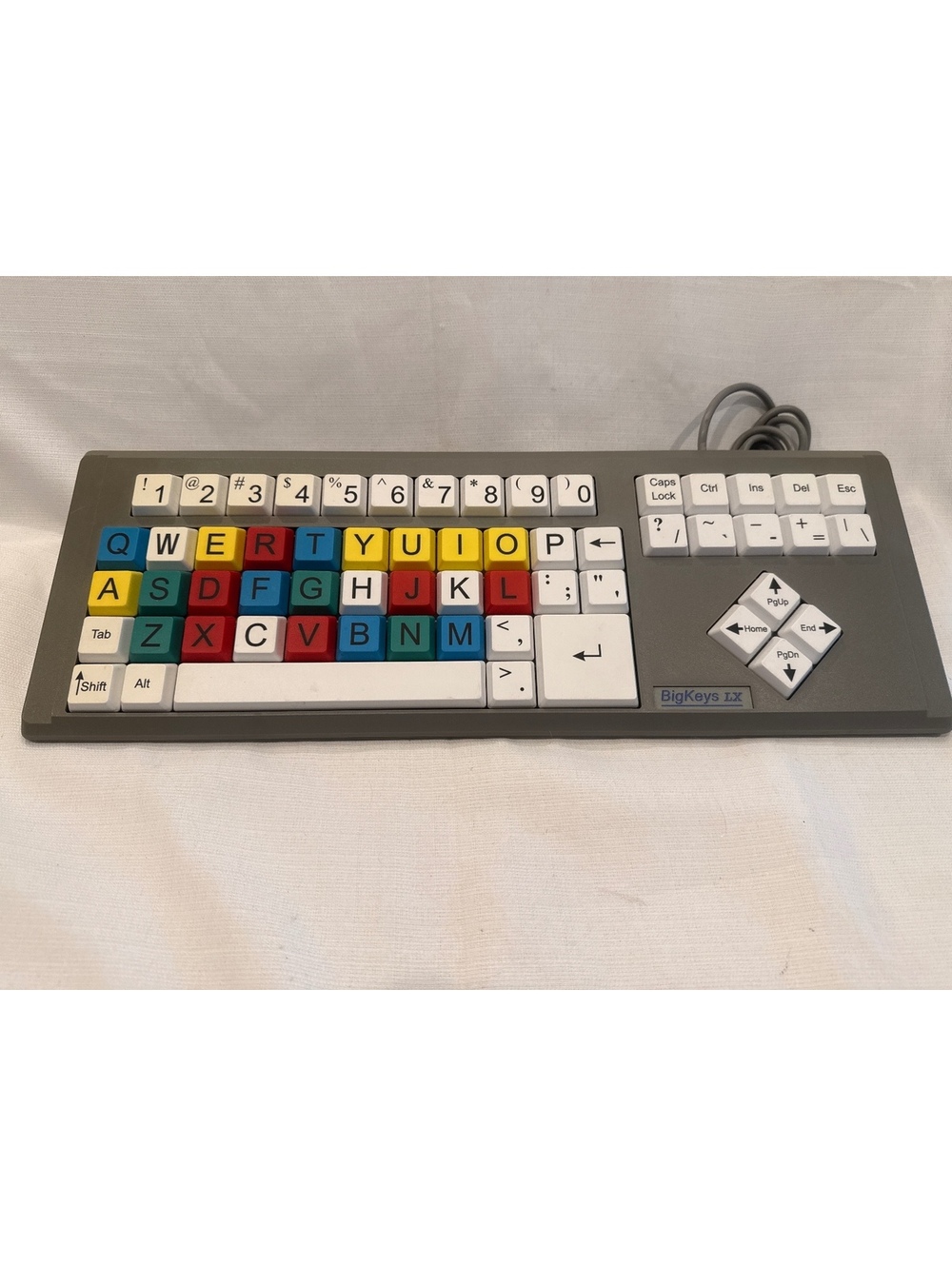 Greystone Digital BigKeys LX USB Keyboard with Color-Coded Keys